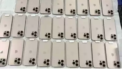 26 iPhone 16 pro max seized from women passenger at Delhi airport