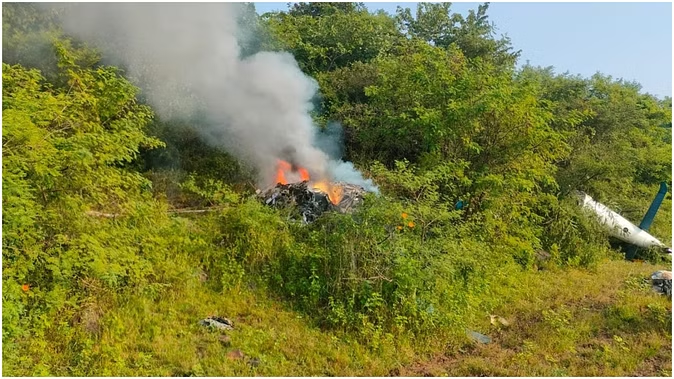 Helicopter crashes in Pune, three people feared dead; second such incident in one and a half months