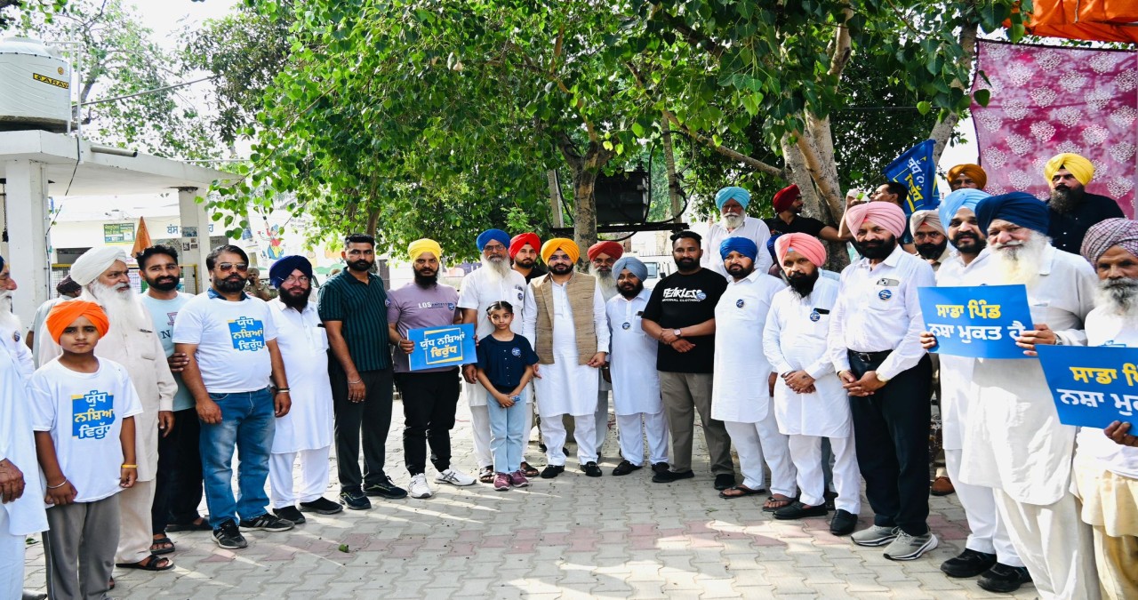 ‘नशा मुक्त पंजाब’ के संकल्प के साथ AAP नेताओं की यात्रा जारी, गांव-गांव चला अभियान।