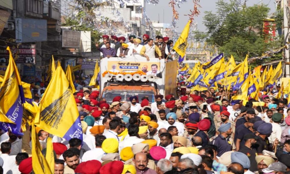 Mann और Kejriwal का तूफानी दौरा, Sandhu की जीत को बताया सीमावर्ती क्षेत्र के development की कुंजी