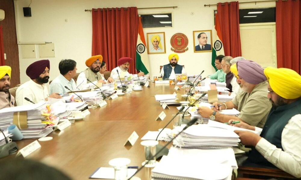 पंजाब सरकार की कैबिनेट मीटिंग आज:दोपहर 12 बजे सीएम मान के निवास पर होगी; मनरेगा पर कल होगा स्पेशल सेशन