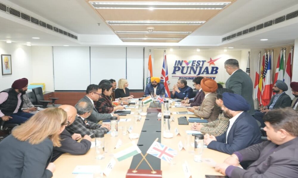 मुख्यमंत्री ने पंजाब को UK. के लिए निवेश हब के रूप में प्रस्तुत किया मुख्यमंत्री ने पंजाब को UK. के लिए निवेश हब के रूप में प्रस्तुत किया