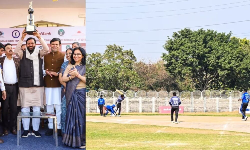 CM नायब सिंह सैनी ने किया नेशनल मेंस ब्लाइंड क्रिकेट टूर्नामेंट का उद्घाटन, 29 राज्यों की टीमें ले रही हैं हिस्सा