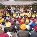 दलित और मेहनतकश का मजाक उड़ाने पर कांग्रेस के खिलाफ बैंड-बाजा लेकर “AAP” का जोरदार प्रदर्शन