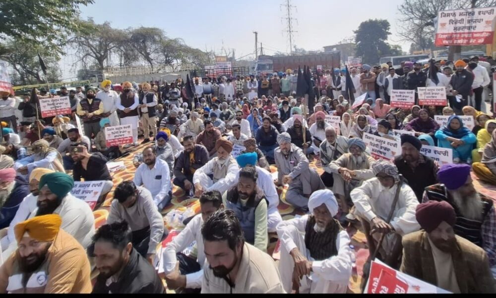 ‘AAP’ ने देश भगत यूनिवर्सिटी के बाहर हरियाणा के सीएम नायब सिंह सैनी के खिलाफ किया जोरदार प्रदर्शन, पीएम मोदी का फूंका पुतला