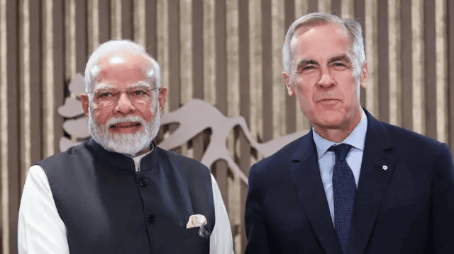भारत-कनाडा रिश्तों में नई शुरुआत: PM मार्क कार्नी चार दिवसीय भारत दौरे पर, व्यापार और ऊर्जा समझौतों पर नजर भारत-कनाडा रिश्तों में नई शुरुआत: PM मार्क कार्नी चार दिवसीय भारत दौरे पर, व्यापार और ऊर्जा समझौतों पर नजर