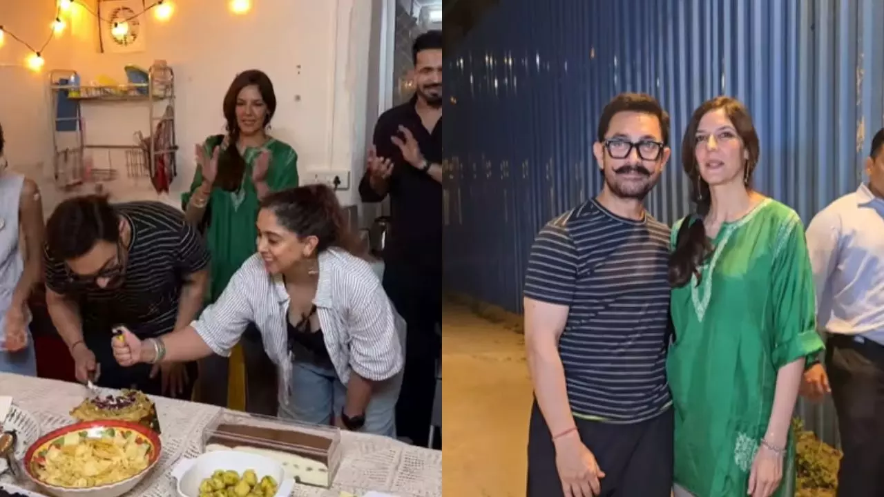 आमिर खान का 61वां जन्मदिन: एक्स वाइफ, गर्लफ्रेंड और परिवार संग किया सेलिब्रेशन आमिर खान का 61वां जन्मदिन: एक्स वाइफ, गर्लफ्रेंड और परिवार संग किया सेलिब्रेशन
