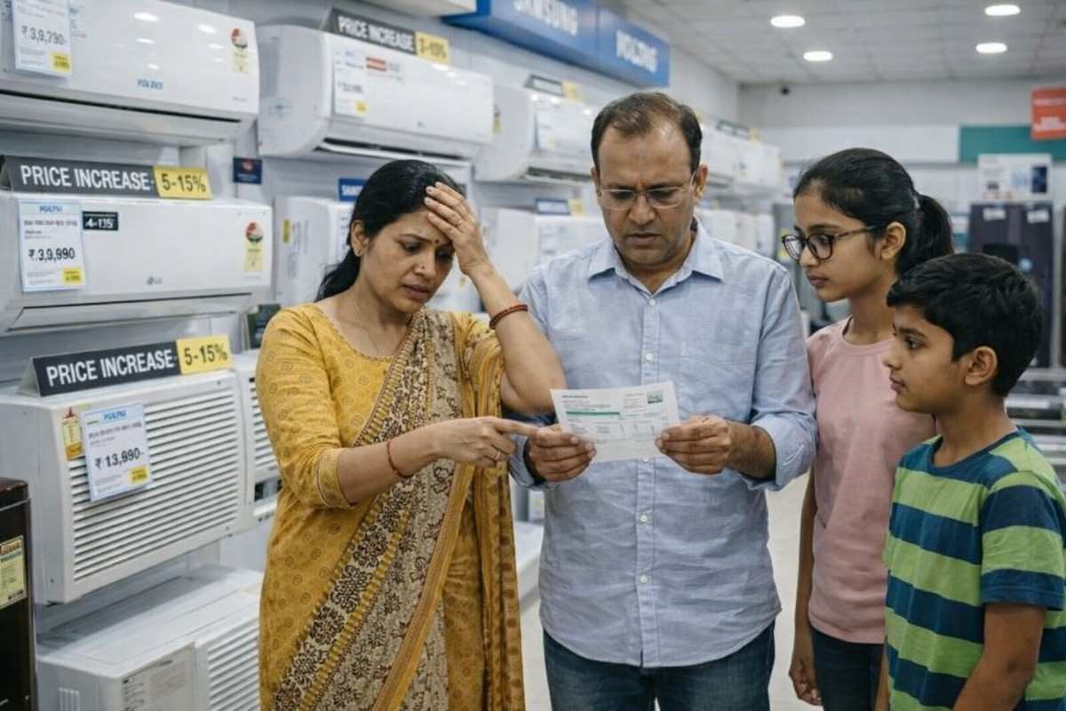 गर्मी से पहले AC खरीदने वालों को झटका: कंपनियों ने 5-15% तक बढ़ाए दाम, महंगे हुए कच्चे माल का असर