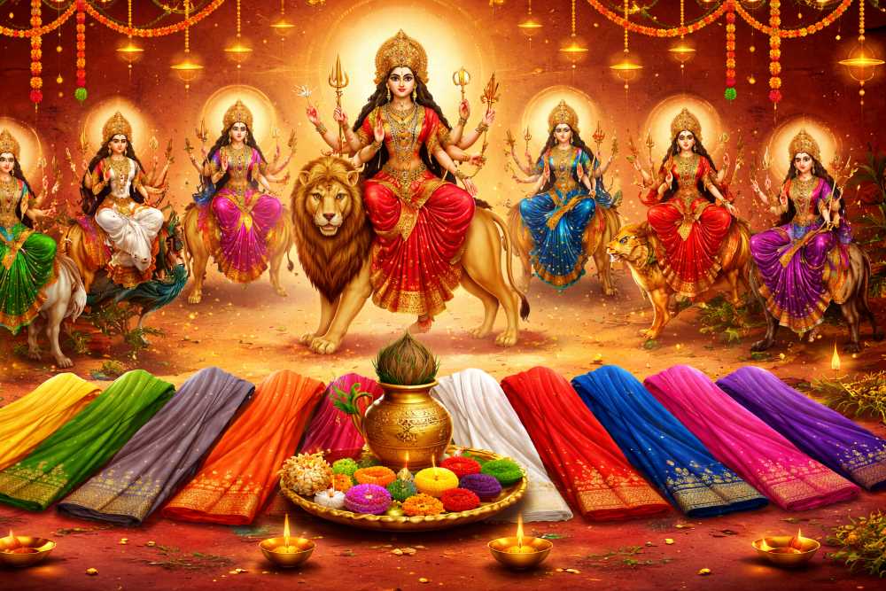नवरात्र 2026 में चमकेगी किस्मत: 9 दिन, 9 रंग और मां दुर्गा का आशीर्वाद पाने का खास तरीका
