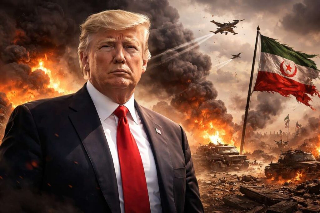 ईरान–अमेरिका टकराव: ट्रम्प का दावा, संघर्ष कई हफ्तों तक खिंच सकता है, निर्णायक कार्रवाई अभी बाकी