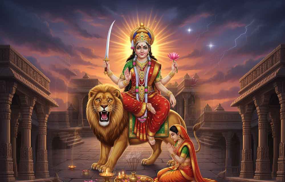 चैत्र नवरात्र का छठा दिन : मां कात्यायनी की पूजा से दूर होते हैं संकट, जानें उनकी अद्भुत कथा और महत्व