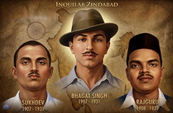 23 मार्च 1931 – फांसी से पहले मुस्कुराए क्रांतिकारी, कैसे भगत सिंह, सुखदेव और राजगुरु ने आज़ादी की लड़ाई को नई दिशा दी 23 मार्च 1931 – फांसी से पहले मुस्कुराए क्रांतिकारी, कैसे भगत सिंह, सुखदेव और राजगुरु ने आज़ादी की लड़ाई को नई दिशा दी