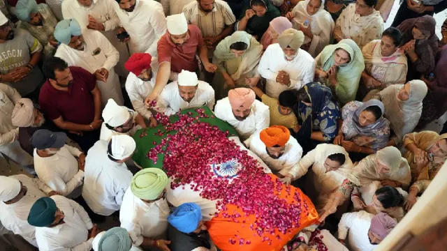 पटियाला में पूर्व मंत्री लाल सिंह का अंतिम संस्कार