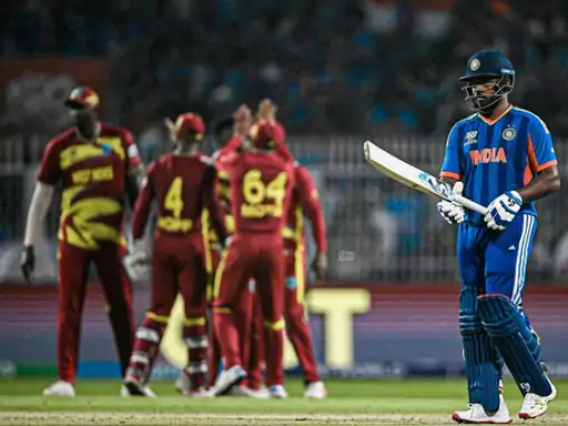 भारत ने सेमीफाइनल में मारी एंट्री, सैमसन की 97 रन की पारी से वेस्टइंडीज पर जीत भारत ने सेमीफाइनल में मारी एंट्री, सैमसन की 97 रन की पारी से वेस्टइंडीज पर जीत