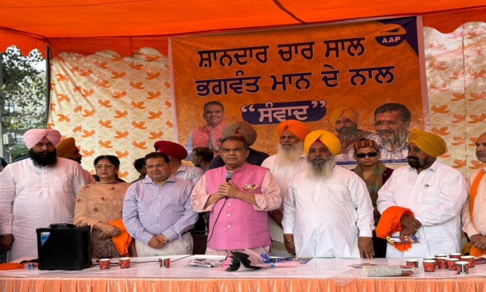 पंजाब भारत का अग्रणी राज्य बनने की ओर लगातार बढ़ रहा है – कैबिनेट मंत्री Sanjeev Arora