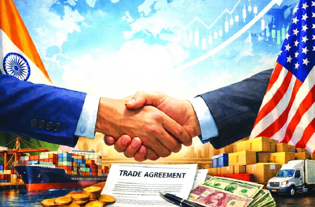 भारत-अमेरिका ट्रेड समझौते पर ब्रेक: नए टैरिफ ढांचे के इंतजार में टली डील भारत-अमेरिका ट्रेड समझौते पर ब्रेक: नए टैरिफ ढांचे के इंतजार में टली डील
