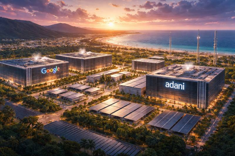 विशाखापत्तनम बनेगा टेक हब: Google का 15 अरब डॉलर का मेगा डेटा सेंटर प्रोजेक्ट, Adani Group के साथ साझेदारी