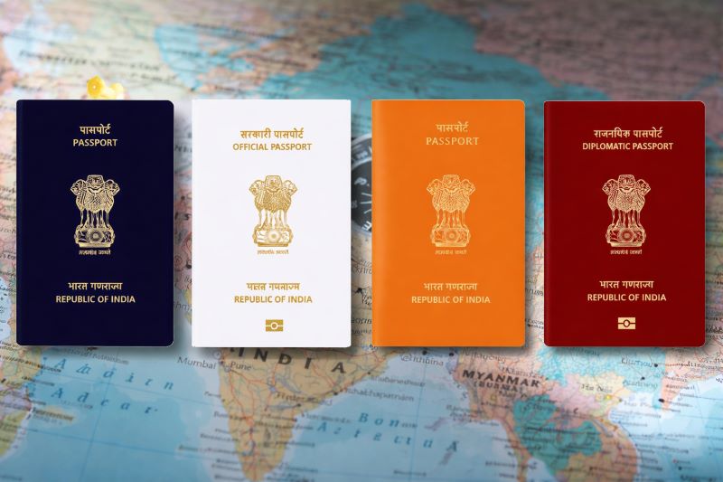 पासपोर्ट के रंगों का राज: भारत में क्यों मिलते हैं अलग-अलग रंग के पासपोर्ट, किसका क्या मतलब है?