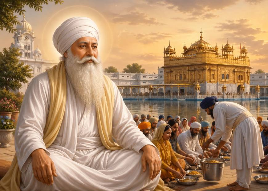 समानता और सेवा का संदेश देने वाले गुरु अमरदास जी का प्रकाश पर्व आज