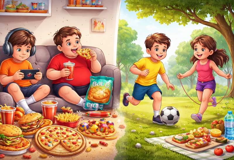 स्क्रीन टाइम और गलत खानपान बना बच्चों का सबसे बड़ा दुश्मन, बढ़ रहीं लाइफस्टाइल बीमारियां