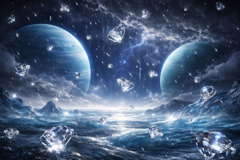 क्या सच में कहीं आसमान से बरसते हैं हीरे? जानिए ब्रह्मांड का सबसे अनोखा रहस्य