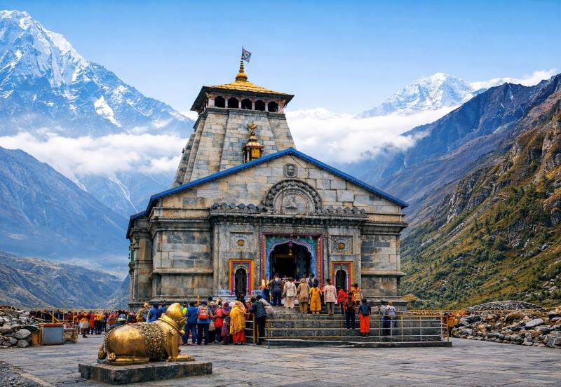 केदारनाथ धाम के कपाट खुले: श्रद्धा से गूंजा हिमालय, फूलों से सजा बाबा का दरबार