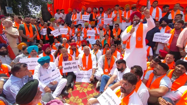 अमृतसर में गगनदीप रंधावा केस पर भारतीय जनता पार्टी का प्रदर्शन, निष्पक्ष जांच और न्याय की मांग तेज