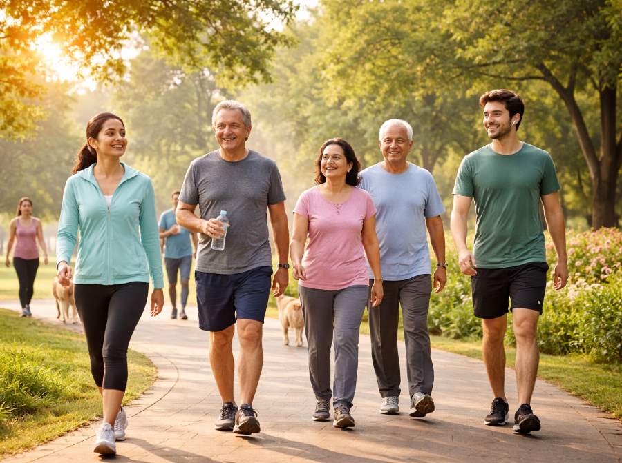 क्या हर दिन 10,000 कदम चलना जरूरी? जानिए वॉक से कौन-कौन सी बीमारियों में मिलता है फायदा क्या हर दिन 10,000 कदम चलना जरूरी? जानिए वॉक से कौन-कौन सी बीमारियों में मिलता है फायदा