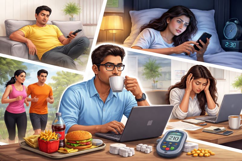 बिना चीनी की चाय पीने वाले भी हो रहे डायबिटीज के शिकार, जानिए कौन-सी आदतें हैं जिम्मेदार बिना चीनी की चाय पीने वाले भी हो रहे डायबिटीज के शिकार, जानिए कौन-सी आदतें हैं जिम्मेदार