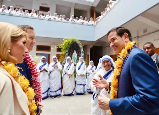 भारत दौरे पर अमेरिकी विदेश मंत्री मार्को रुबियो, क्वाड बैठक से पहले दिल्ली पहुंचे भारत दौरे पर अमेरिकी विदेश मंत्री मार्को रुबियो, क्वाड बैठक से पहले दिल्ली पहुंचे