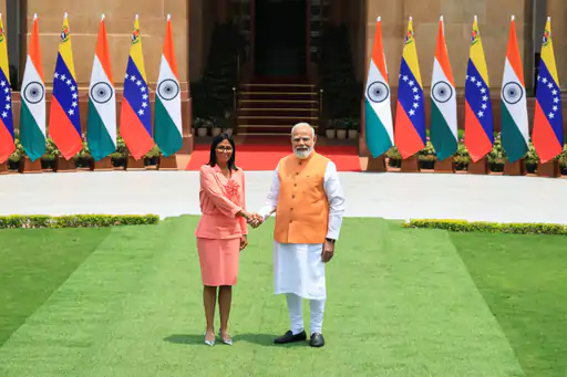 होर्मुज तनाव के बीच भारत-वेनेजुएला ऊर्जा साझेदारी मजबूत, राष्ट्रपति रोड्रिगेज ने की पीएम मोदी से मुलाकात