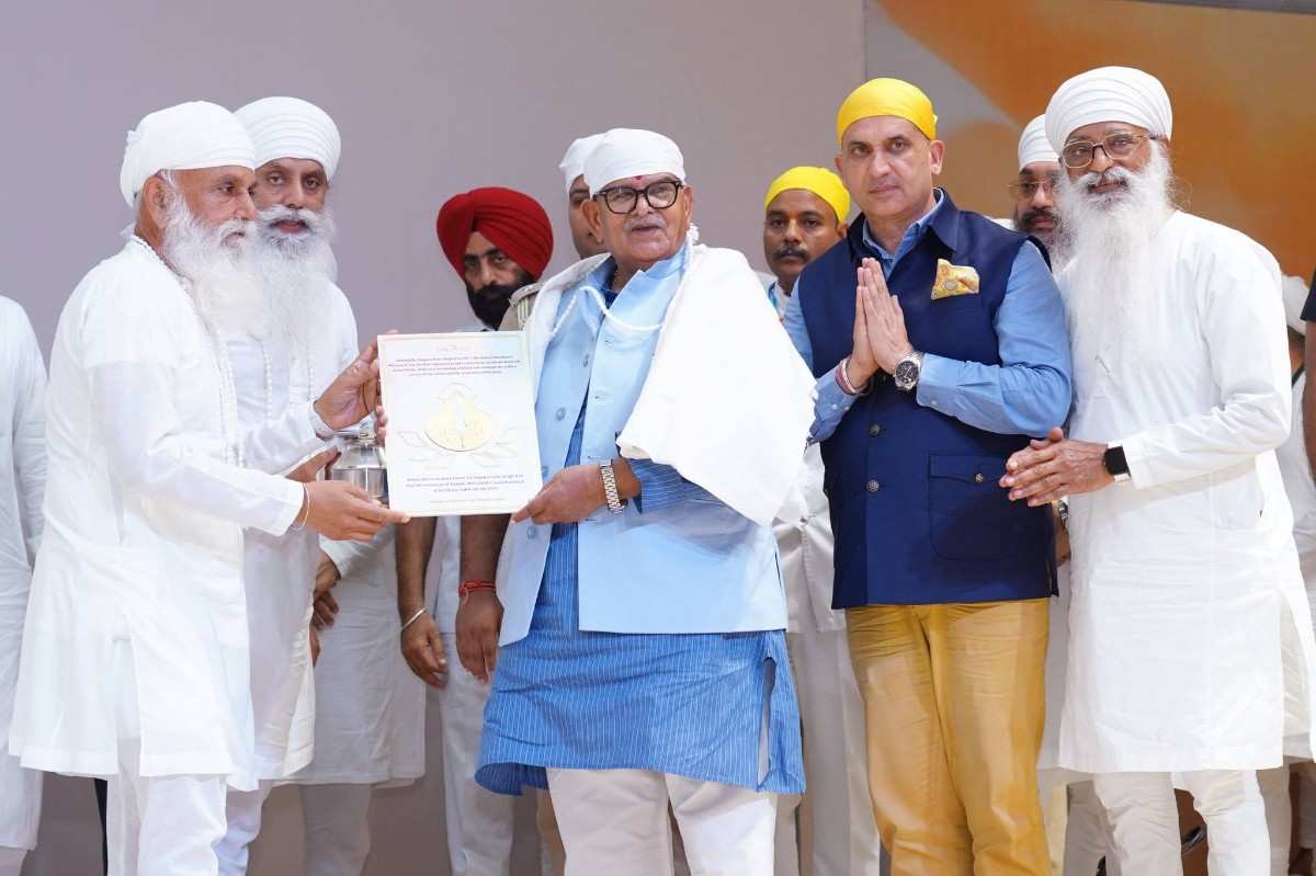 श्री भैणी साहिब पहुंचे राज्यपाल कटारिया, नामधारी विरासत और कूका आंदोलन के योगदान को किया नमन श्री भैणी साहिब पहुंचे राज्यपाल कटारिया, नामधारी विरासत और कूका आंदोलन के योगदान को किया नमन