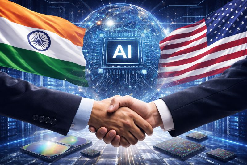 भारत-अमेरिका की नई टेक डील: AI और चिप्स में साथ बढ़ेंगे कदम, टैरिफ नहीं अब टेक्नोलॉजी पर फोकस