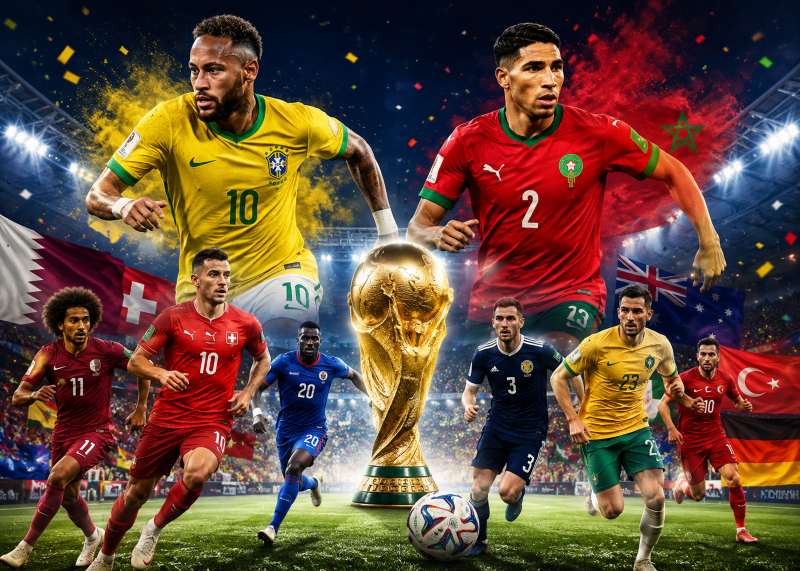 FIFA WORLD CUP 2026: तीसरे दिन फुटबॉल का महाकुंभ, ब्राजील-मोरक्को समेत 5 रोमांचक मुकाबलों पर रहेंगी नजरें