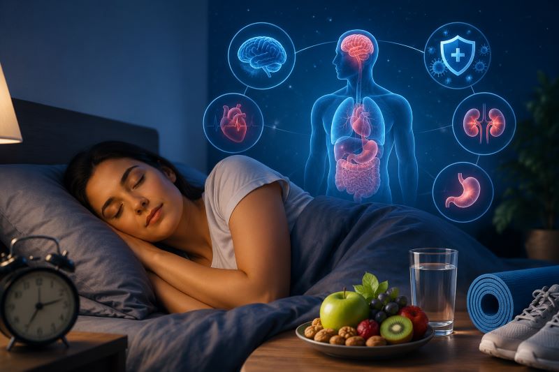 रोजाना 6.4 से 7.8 घंटे की नींद क्यों मानी जा रही है सेहत के लिए अहम, जानिए क्या कहती हैं रिसर्च