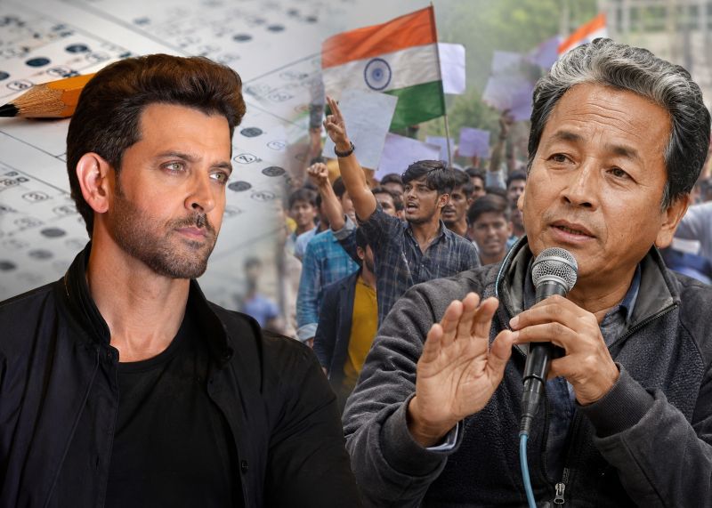 सोनम वांगचुक के समर्थन में उतरे ऋतिक रोशन, NEET विवाद और छात्रों के मानसिक दबाव पर जताई चिंता