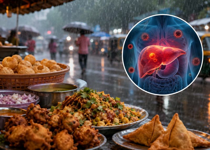 बारिश में स्ट्रीट फूड का स्वाद पड़ सकता है भारी, लिवर को संक्रमण से बचाने के लिए बरतें ये जरूरी सावधानियां बारिश में स्ट्रीट फूड का स्वाद पड़ सकता है भारी, लिवर को संक्रमण से बचाने के लिए बरतें ये जरूरी सावधानियां