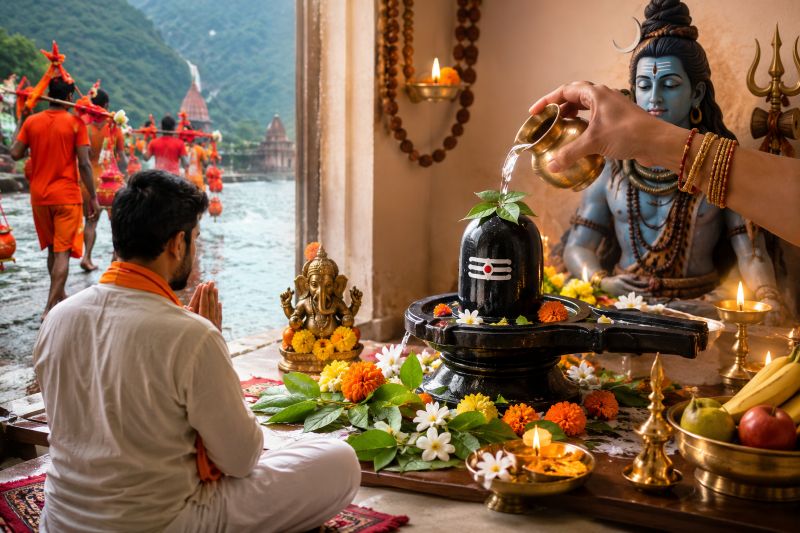सावन में कांवड़ यात्रा पर नहीं जा पा रहे हैं? घर बैठे भी पा सकते हैं शिव कृपा, जानिए पूजा का संपूर्ण तरीका