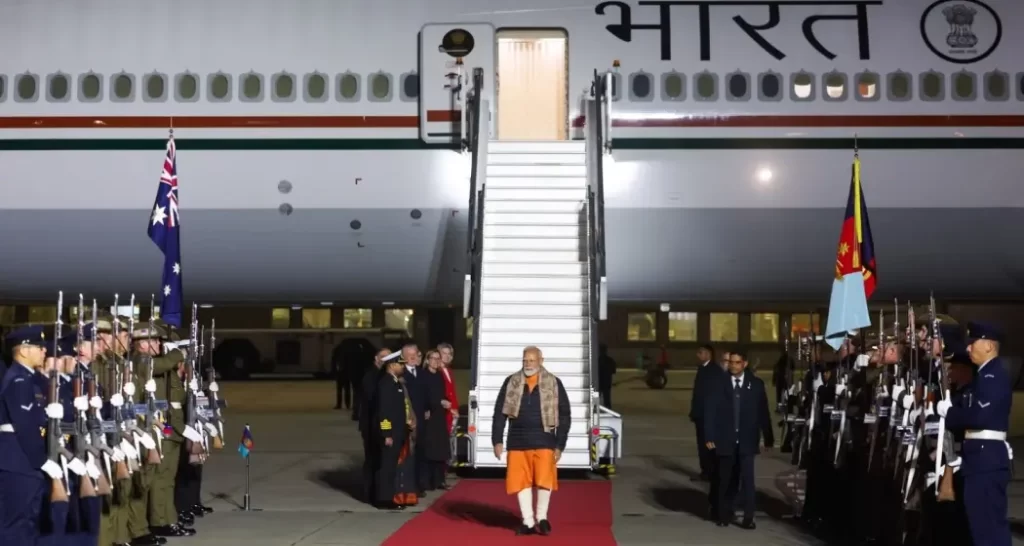 ऑस्ट्रेलिया दौरे पर पीएम मोदी का भव्य स्वागत, भारत-ऑस्ट्रेलिया रिश्तों को मिलेगी नई मजबूती