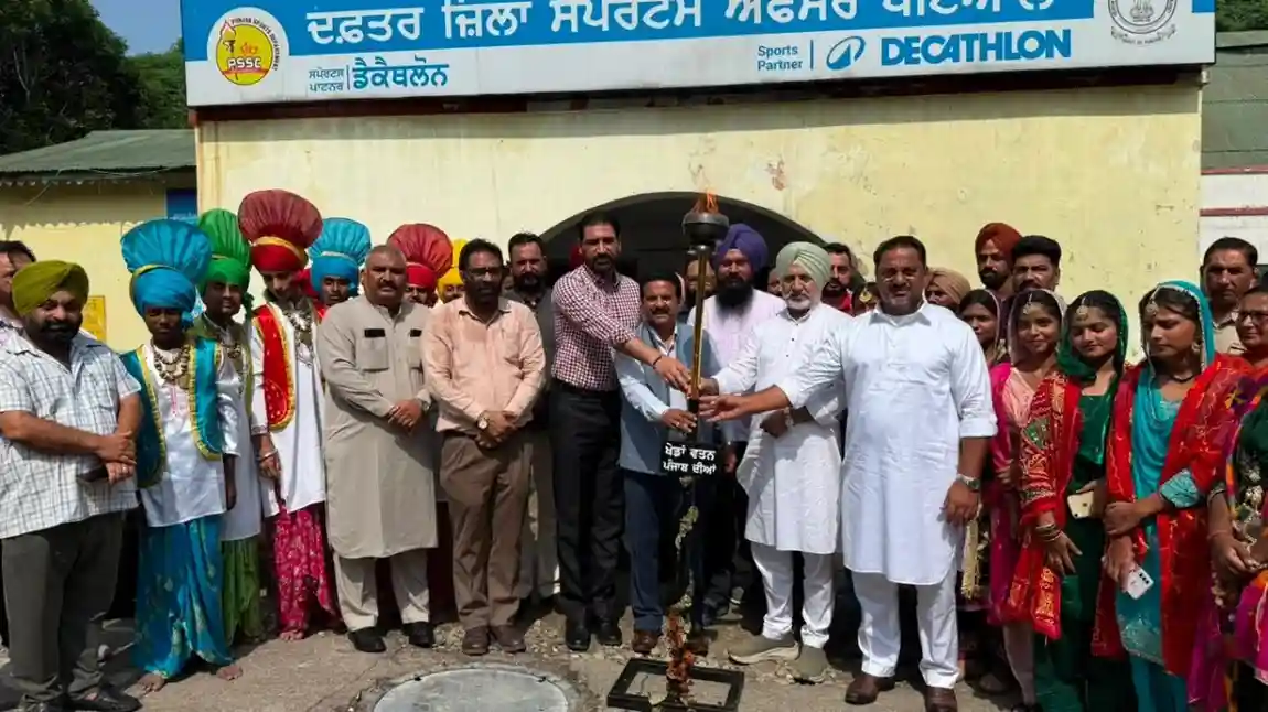 पंजाब में खेलों की अलख जगाने निकली ‘खेडां वतन पंजाब दियां-4’ की मशाल, पटियाला से फतेहगढ़ साहिब के लिए रवाना