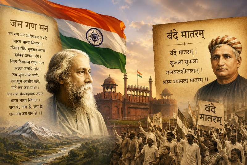 राष्ट्रगान और राष्ट्रगीत में क्या है अंतर? कैसे ‘जन गण मन’ बना राष्ट्रगान और ‘वंदे मातरम’ को मिला राष्ट्रगीत का दर्जा राष्ट्रगान और राष्ट्रगीत में क्या है अंतर? कैसे ‘जन गण मन’ बना राष्ट्रगान और ‘वंदे मातरम’ को मिला राष्ट्रगीत का दर्जा