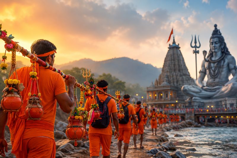 सावन में क्यों निकलती है कांवड़ यात्रा? जानिए इसकी पौराणिक कथा, धार्मिक महत्व और जलाभिषेक की पूरी परंपरा सावन में क्यों निकलती है कांवड़ यात्रा? जानिए इसकी पौराणिक कथा, धार्मिक महत्व और जलाभिषेक की पूरी परंपरा