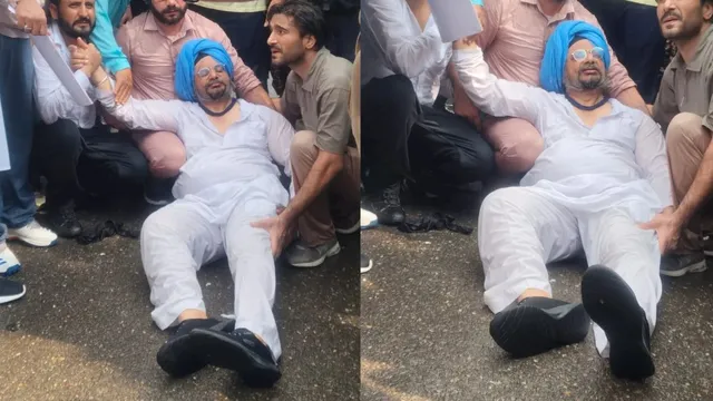 कांग्रेस के मार्च पर वाटर कैनन, कुलजीत नागरा समेत कई नेता-कार्यकर्ता घायल