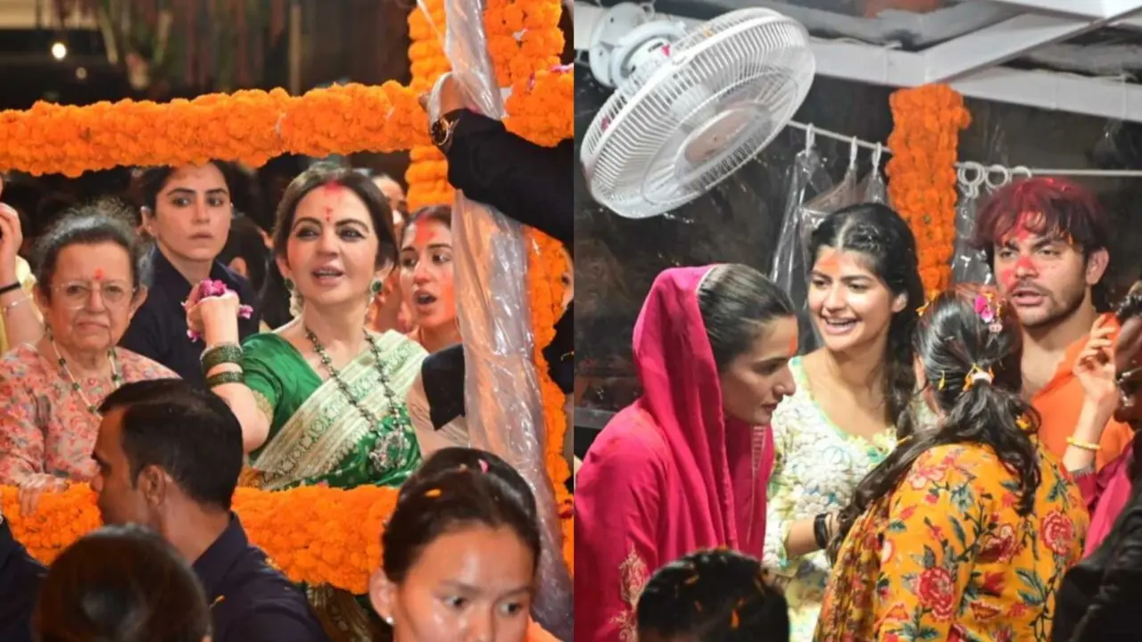 गणपति विसर्जन में अंबानी परिवार का देसी अंदाज, टिफनी ट्रंप से राधिका तक ने खींचा ध्यान गणपति विसर्जन में अंबानी परिवार का देसी अंदाज, टिफनी ट्रंप से राधिका तक ने खींचा ध्यान