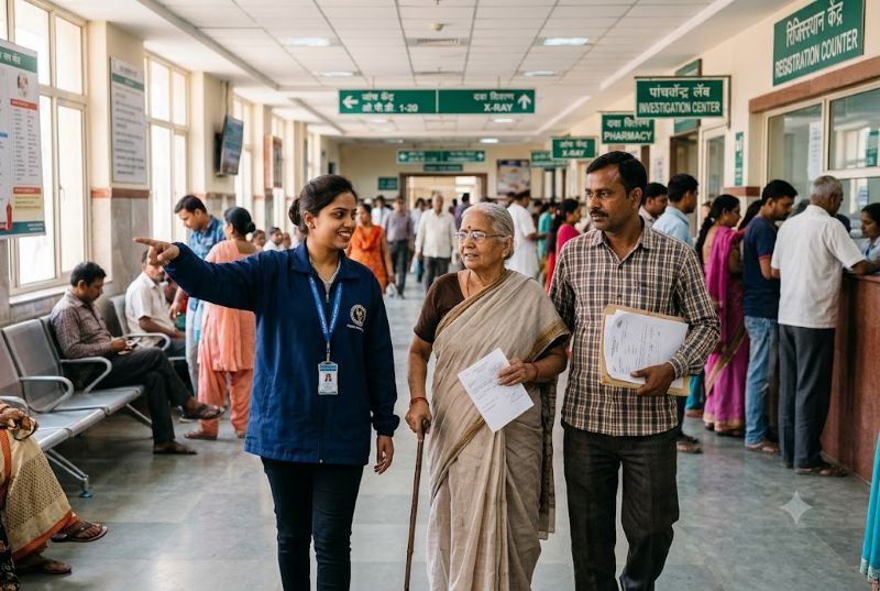 अस्पताल में अब नहीं भटकेंगे मरीज, पर्ची से दवा तक हर कदम पर मदद करेगा ‘पेशेंट नेवीगेटर’