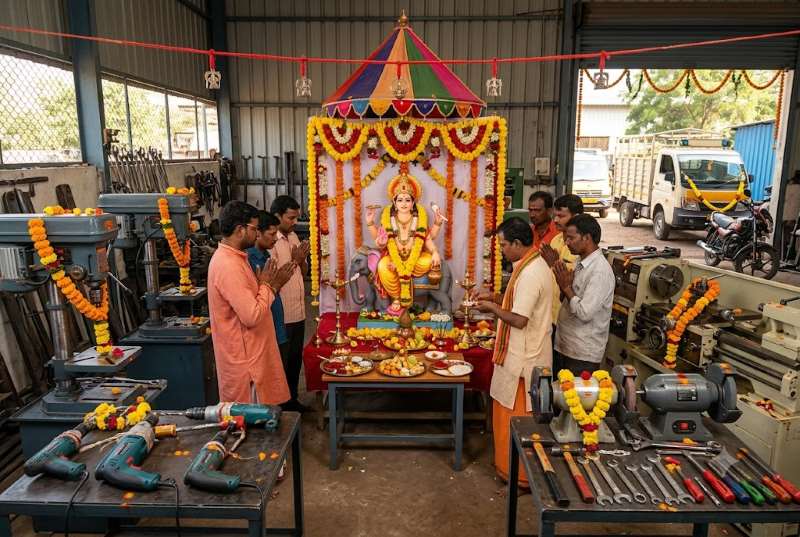 17 सितंबर को औजारों और वाहनों की पूजा क्यों? भगवान विश्वकर्मा से जुड़ी इस परंपरा का जानें महत्व 17 सितंबर को औजारों और वाहनों की पूजा क्यों? भगवान विश्वकर्मा से जुड़ी इस परंपरा का जानें महत्व