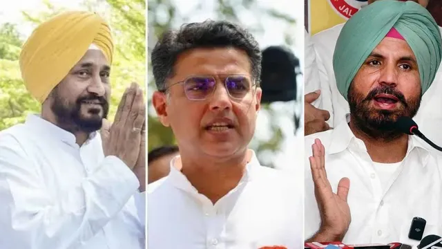 पंजाब कांग्रेस में पायलट युग की शुरुआत, एक मंच पर दिखे चन्नी, वड़िंग और बाजवा