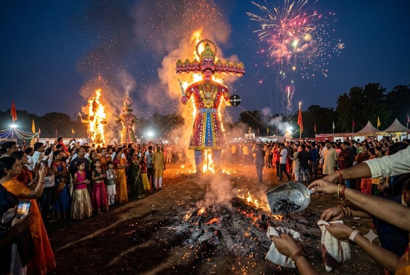दशहरे पर रावण दहन की राख घर लाने की क्या है मान्यता? जानिए सुख-समृद्धि से लेकर नकारात्मकता दूर करने तक की पूरी परंपरा