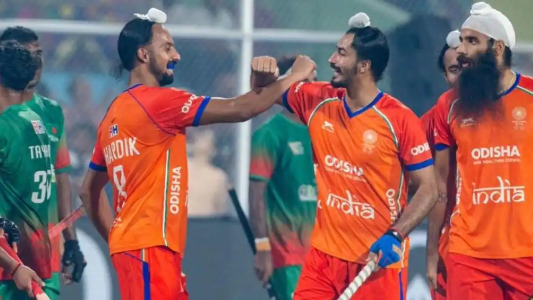 एशियन चैंपियंस ट्रॉफी में भारत की विजयी हुंकार, बांग्लादेश के खिलाफ 13 गोल से दर्ज की एकतरफा जीत