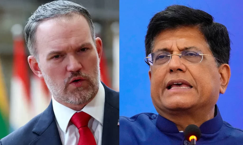 भारत-अमेरिका ट्रेड डील पर फिर अटका पेंच, ग्रीर बोले- अभी समझौते की तारीख तय नहीं; गोयल के ‘लगभग पूरा’ बयान से बढ़ी उलझन